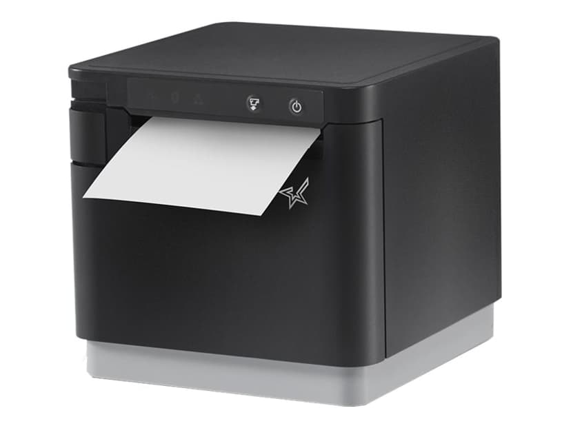 Star mC-Print3 USB/IOS/Eth Sax, leikkui, musta, sisältäen virta-adapterin