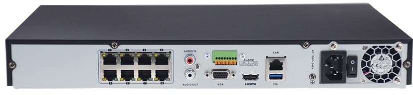 Hikvision DS-7608NI-I2/8P NVR PoE 8-channels
