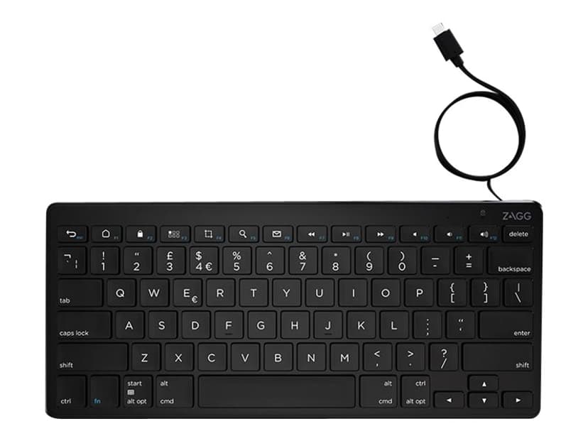 Zagg Universal Keyboard USB-C Wired Nordic Nordiska länderna