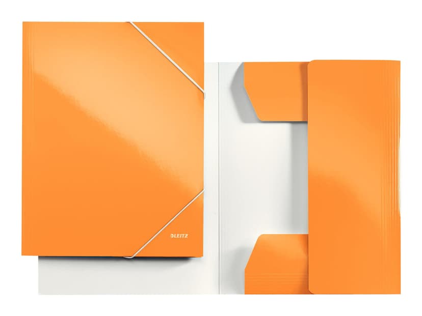 Leitz Snoddmapp A4 Wow 3-Klaff Orange 10-Pack