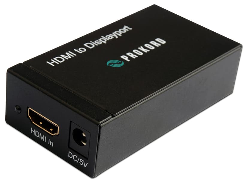 Prokord HDMI - Displayport Adapter 3840X2160@30Hz HDMI Naaras DisplayPort Naaras Musta