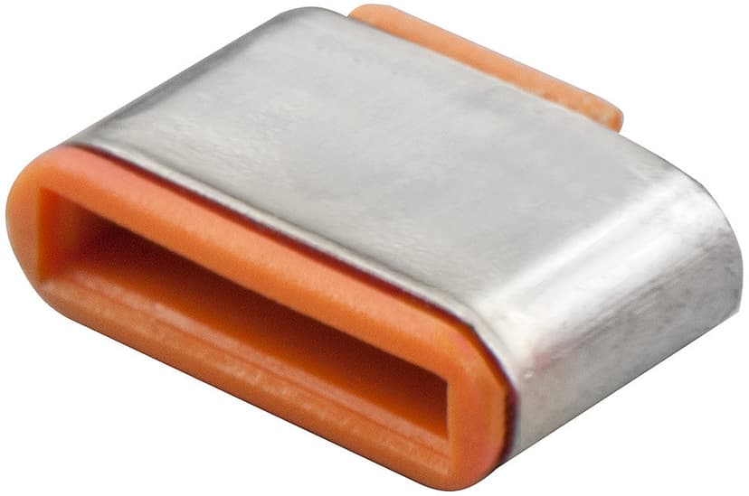 Lindy Port Blocker USB-C Orange 10-pack utan nyckel