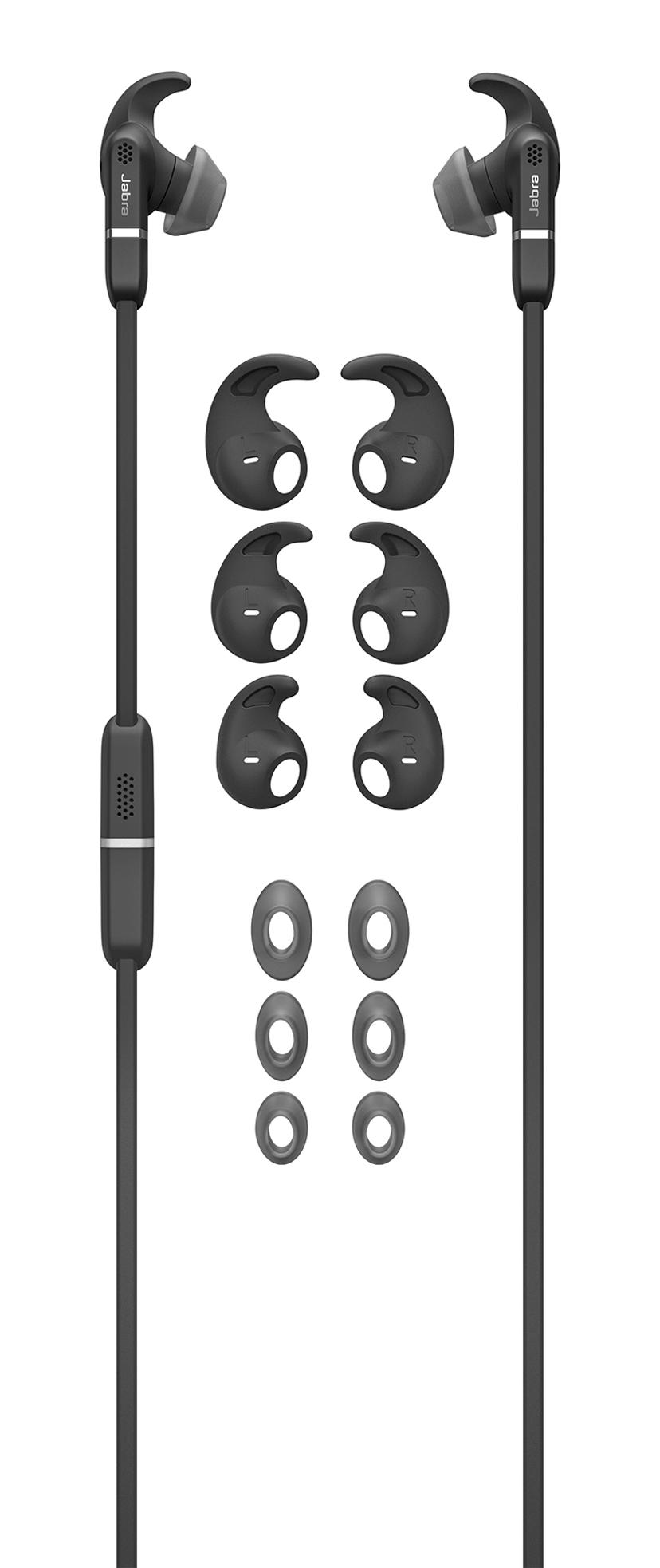 Jabra Evolve 65E + Link 370 UC Hodesett USB-A via Bluetooth-adapter Stereo Svart