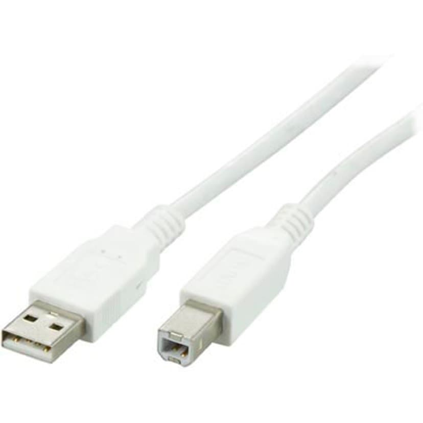 Deltaco USB-218W 2m 4 nastan USB- A Uros 4 pin USB Type B Uros
