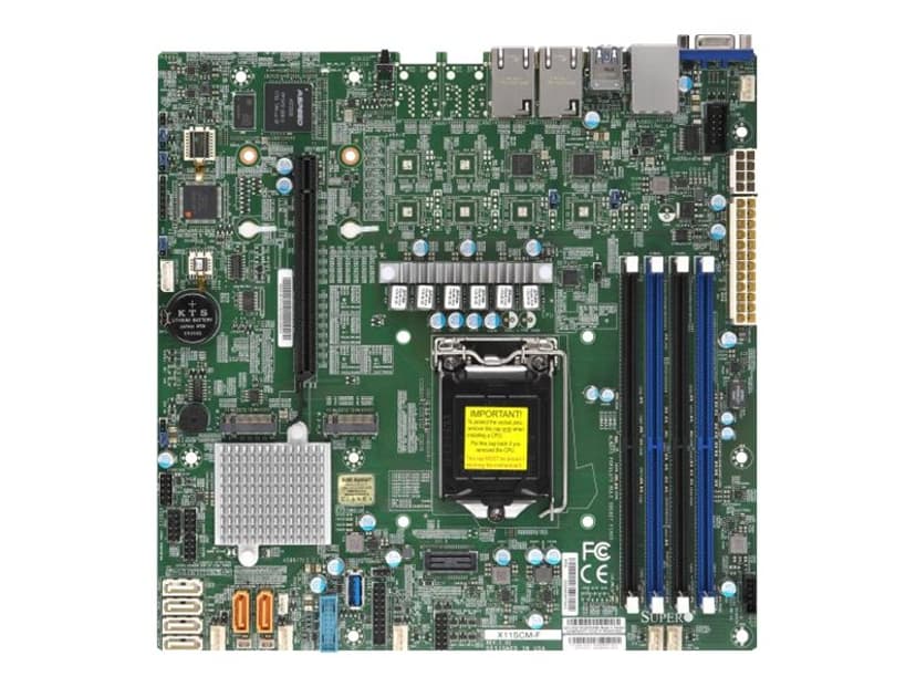 Supermicro X11SCM-F Micro ATX Moderkort