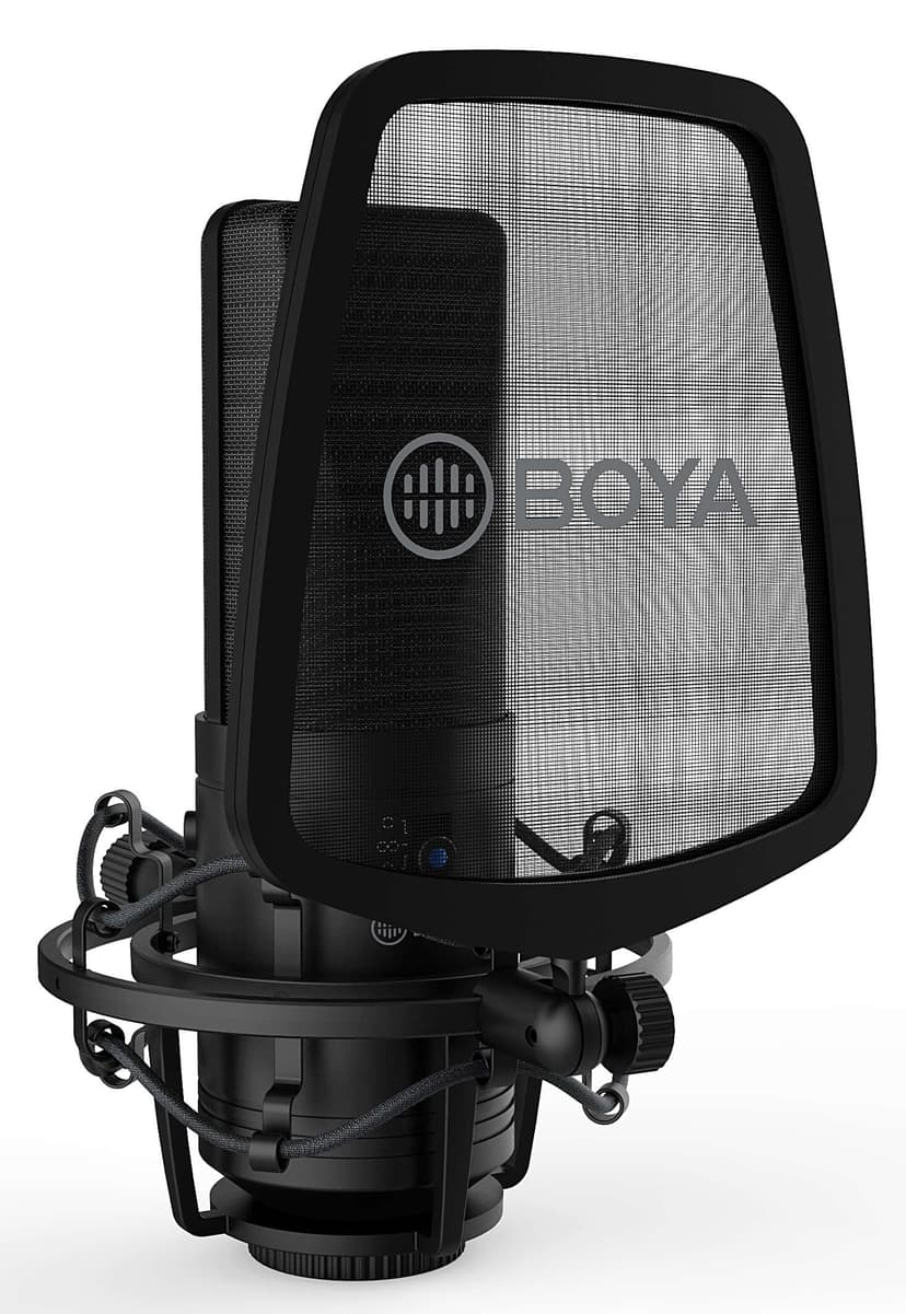 Boya BY-M1000 Kondensatormikrfon XLR Musta