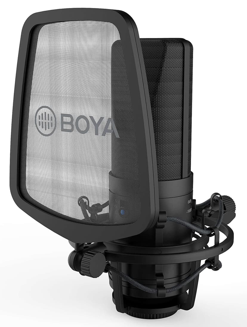 Boya BY-M1000 Kondensatormikrfon XLR Musta