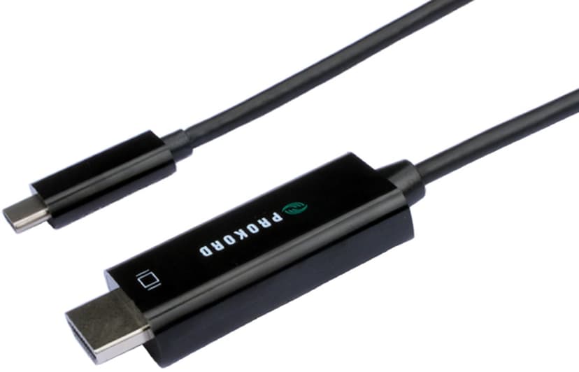 Prokord USB-C To HDMI Adapter 4k 30Hz 2m USB Type-C HDMI Musta