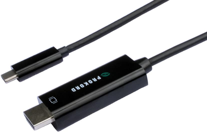 Prokord USB-C To HDMI Adapter 4k 30Hz Svart