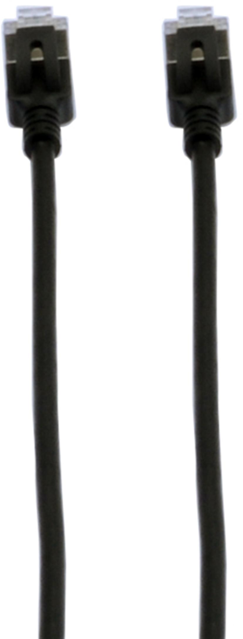 Prokord Kytkentäkaapeli slim LSZH RJ-45 RJ-45 Cat6a 1.5m Musta