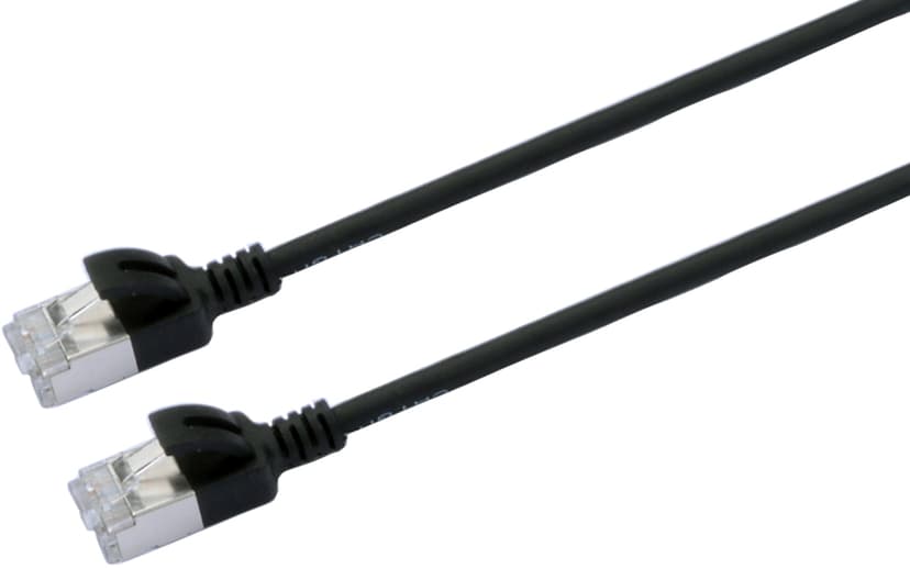 Prokord TP-Cable U/FTP CAT.6A Slim Lszh RJ45 5.0m Black RJ-45 RJ-45 Cat6a 5m