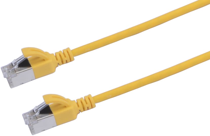 Prokord TP-Cable U/FTP CAT.6A Slim Lszh RJ45 0.5m Yellow RJ-45 RJ-45 Cat6a 0.5m