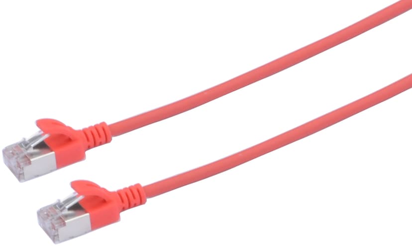 Prokord TP-Cable U/FTP CAT.6A Slim Lszh RJ45 1.0m Red RJ-45 RJ-45 CAT 6a 1m Punainen