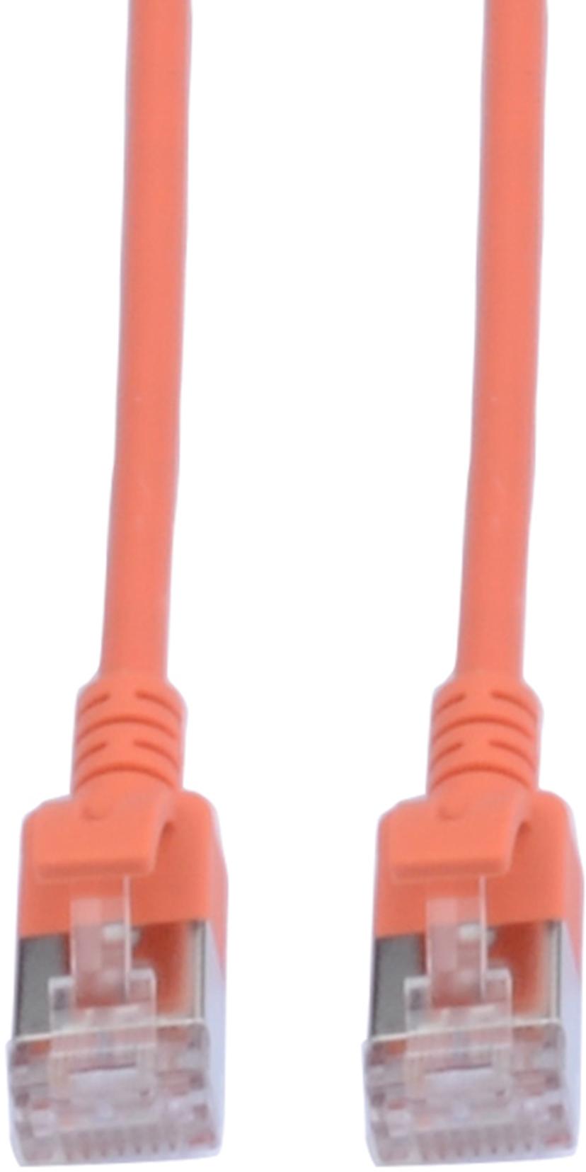 Prokord TP-Cable U/FTP CAT.6A Slim Lszh RJ45 0.5m Orange RJ-45 RJ-45 Cat6a 0.5m Oranssi