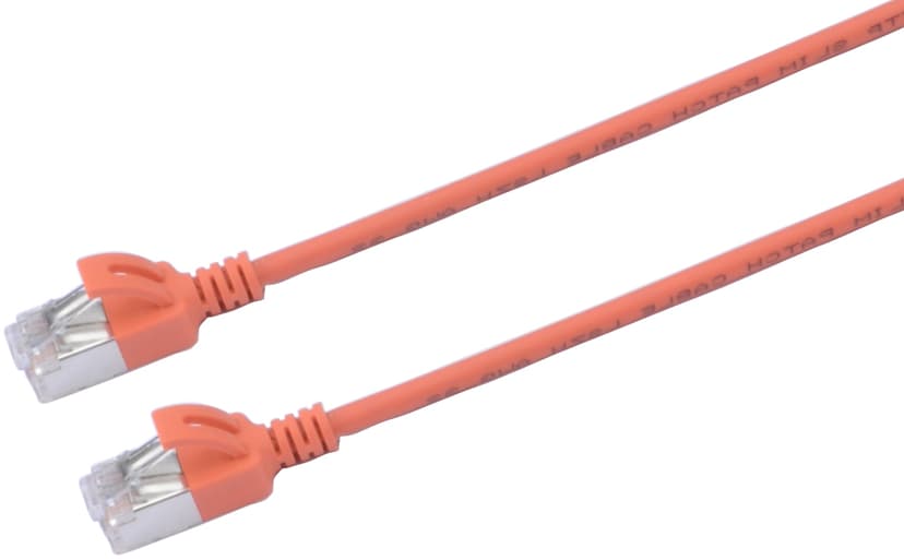 Prokord TP-Cable U/FTP CAT.6A Slim Lszh RJ45 0.3m Orange RJ-45 RJ-45 CAT 6a 0.3m Oranssi