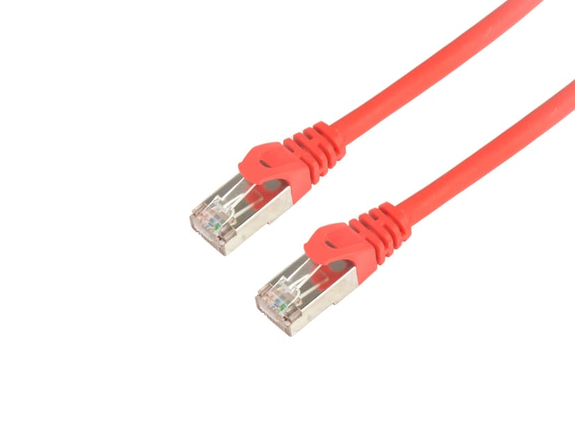 Prokord TP-Cable S/FTP RJ-45 RJ-45 Cat6a 0.3m Punainen