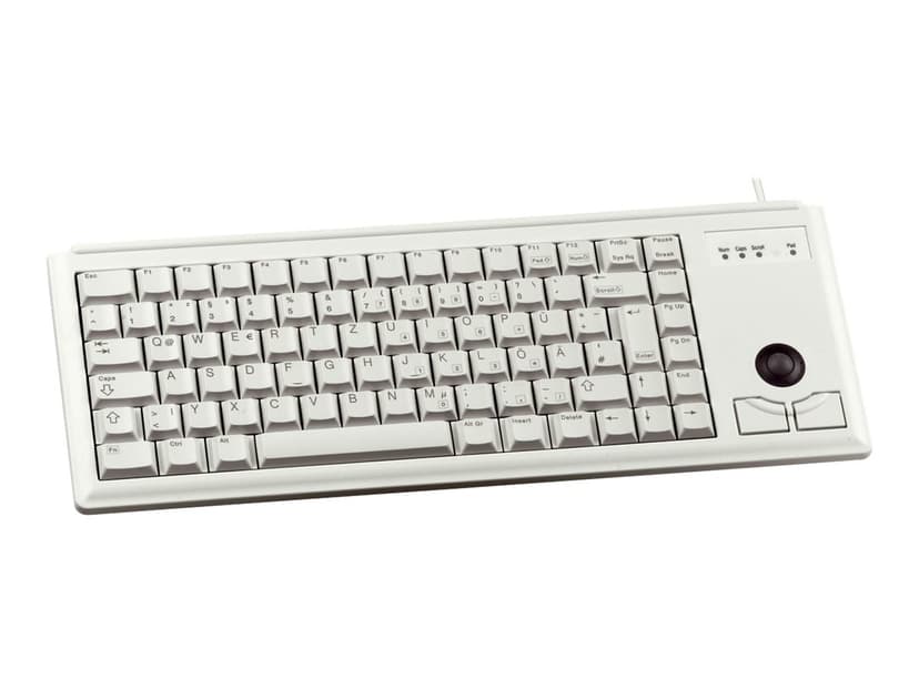 Cherry Compact-Keyboard G84-4400 Langallinen, PS/2 Saksa Näppäimistö
