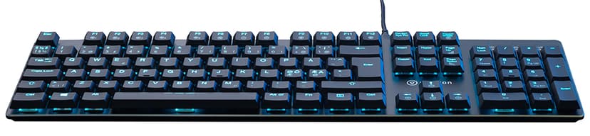 Voxicon Gaming Keyboard Gr8-9 Kabelansluten Nordisk Tangentbord