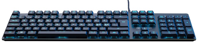 Voxicon Gaming Keyboard Gr8-9 Langallinen, USB Pohjoismaat Näppäimistö