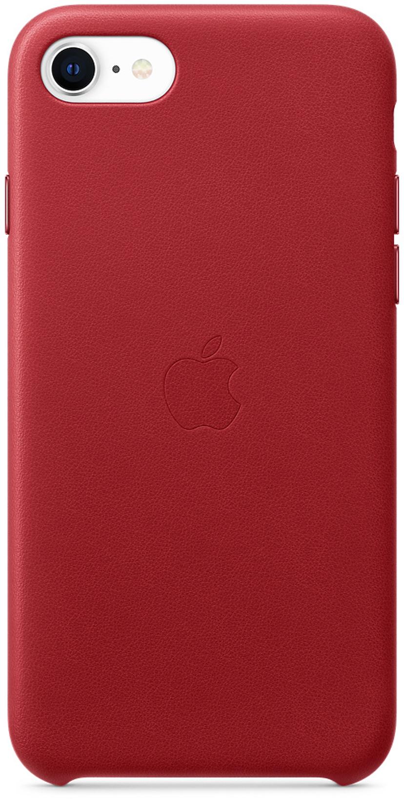 Apple Leather Case iPhone SE 2020 iPhone SE 2022 Rood