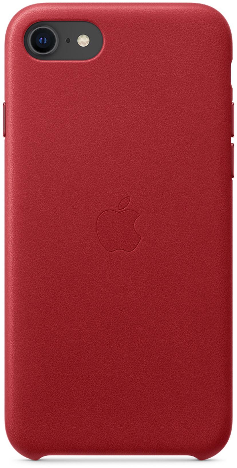 Apple Leather Case iPhone SE 2020 iPhone SE 2022 Rood