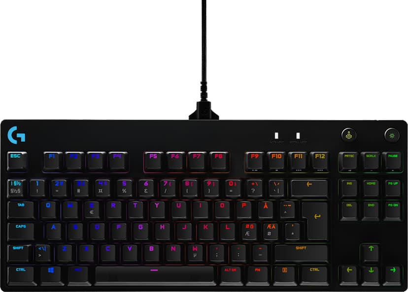 Logitech 920-009360 G512 Lightsync RGB Mechanical Gaming Keyboard, Car –  Network Hardwares