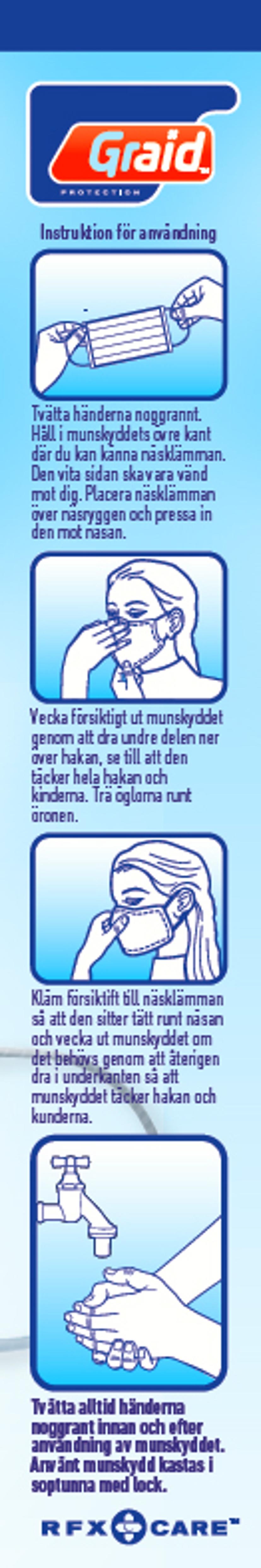 Graid Munnbund Type IIR 10 stk.