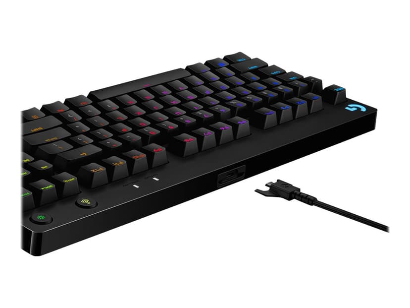 Logitech G Pro Mechanical Gaming Keyboard Langallinen, USB Yhdysvaltain englanti kansainv. Näppäimistö
