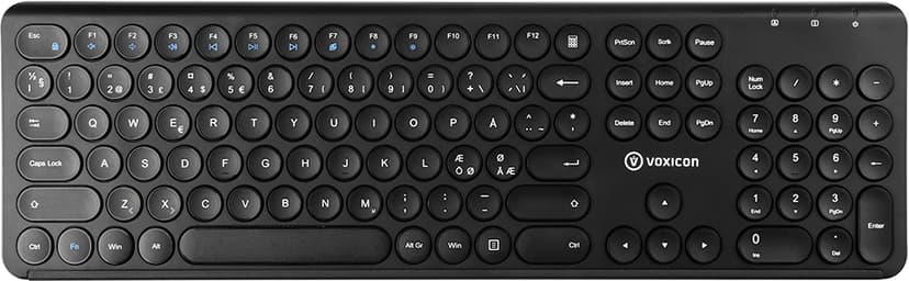 Voxicon Slim 282WL Plus Pro Mouse DM-P30WL Nordisk Tastatur- og mussett