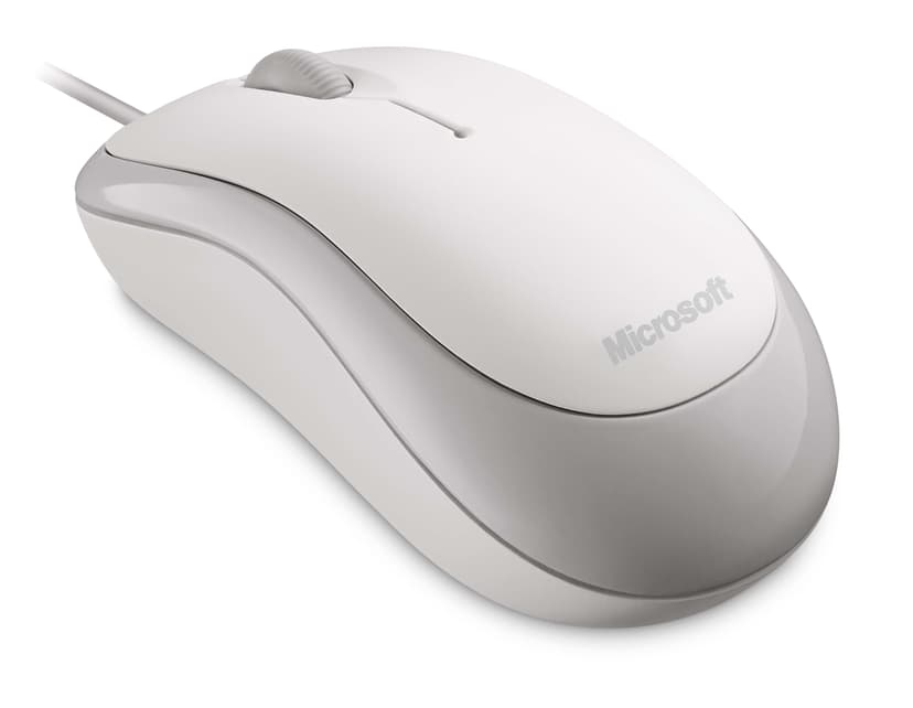 Microsoft Basic Optical Mouse Langallinen 800dpi Hiiri Valkoinen