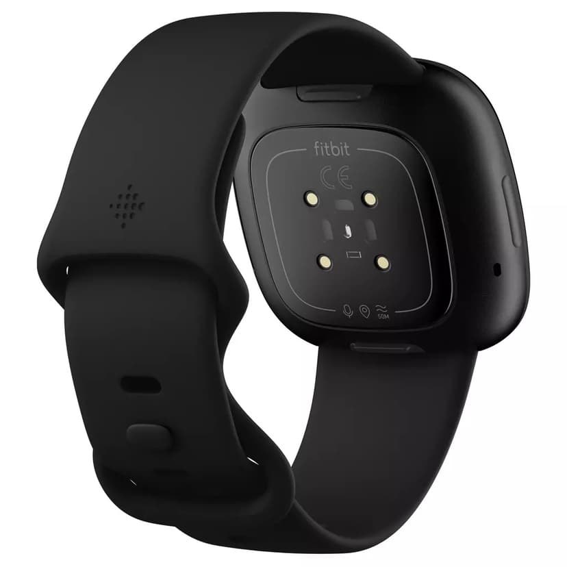 Fitbit Versa 3 Svart Aktivitetssporer, Kondi-armbåndsur