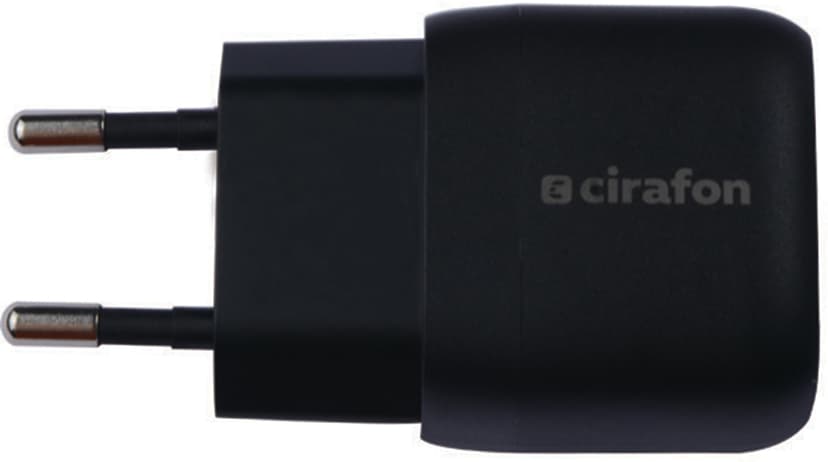 Cirafon Power Delivery 20 Fast Charge for iPhone Musta