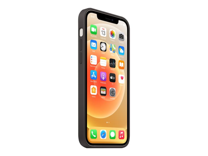 Apple Silicon Case with MagSafe iPhone 12, iPhone 12 Pro Sort