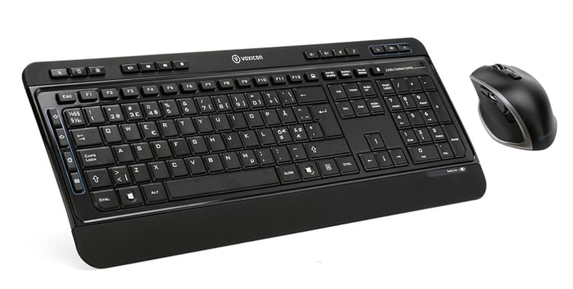 Voxicon Wireless Keyboard 290WL+DM-P20WL Pohjoismaat Näppäimistö- ja hiiri -pakkaus