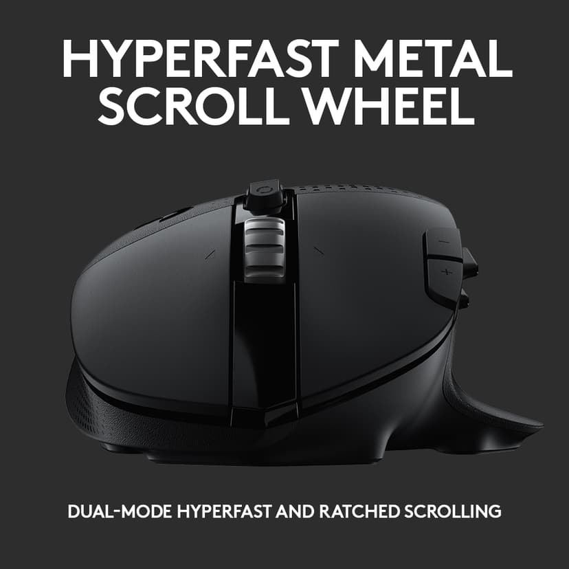 Logitech Gaming Mouse G604 Trådlös 16,000dpi Mus Svart