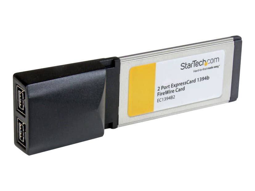 Startech 2 Port Expresscard 1394B Firewire Laptop Adapter Card