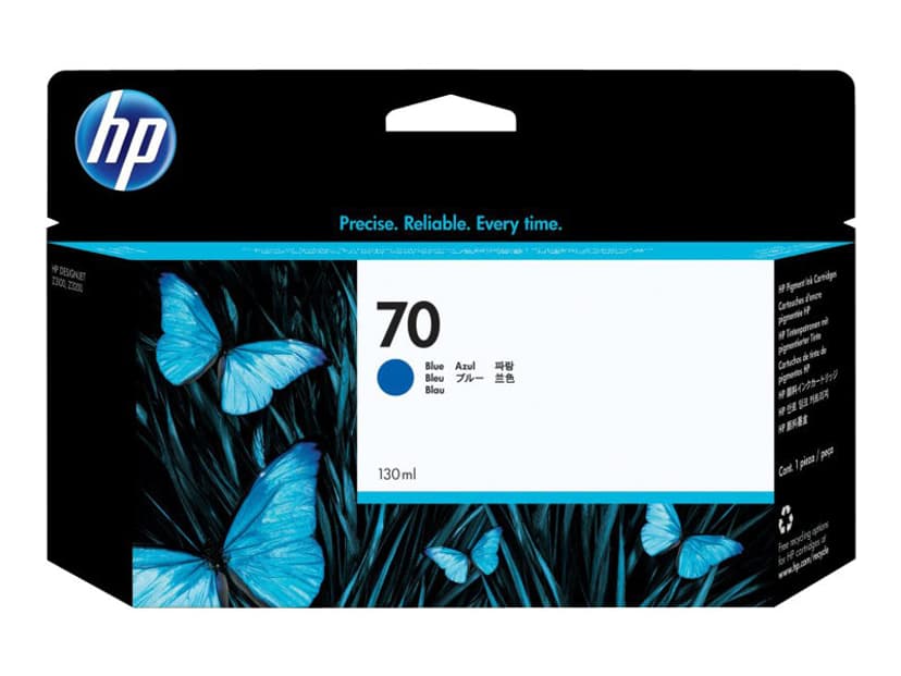 HP Muste Sininen No.70 - DJ Z3100