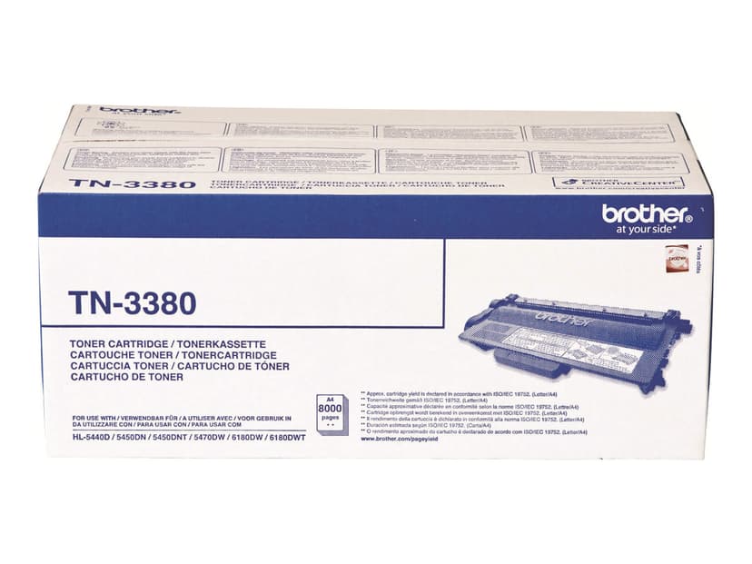 Brother Toner Svart TN-3380 8k - HL-5450DN