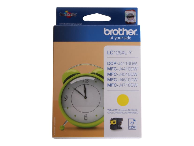 Brother Muste Keltainen HC LC125XLY - MFC-J4510DW