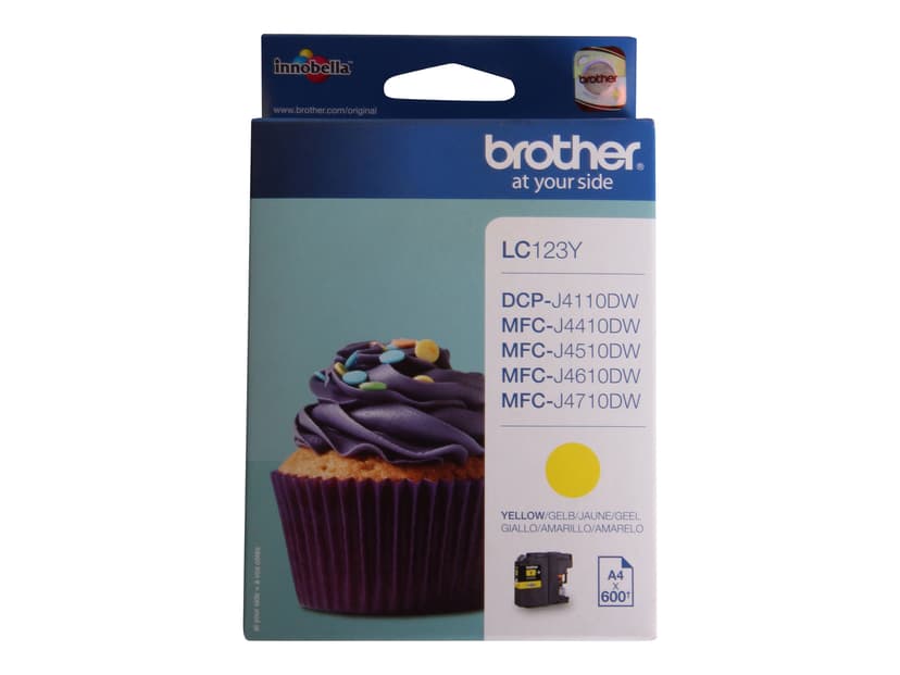 Brother Muste Keltainen LC123Y - MFC-J4510DW