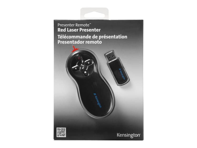 Kensington Si600 Wireless Presenter with Laser Pointer Musta