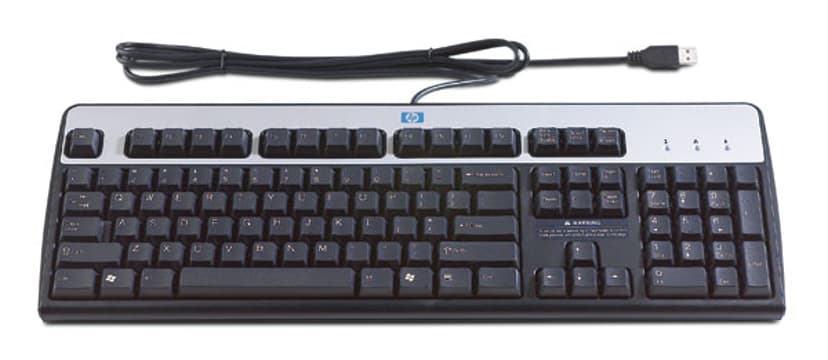HP Standard Keyboard UK Kabelansluten Tangentbord
