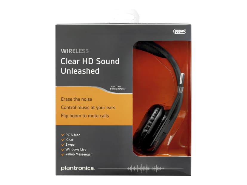 Plantronics audio 995 clearance usb adapter