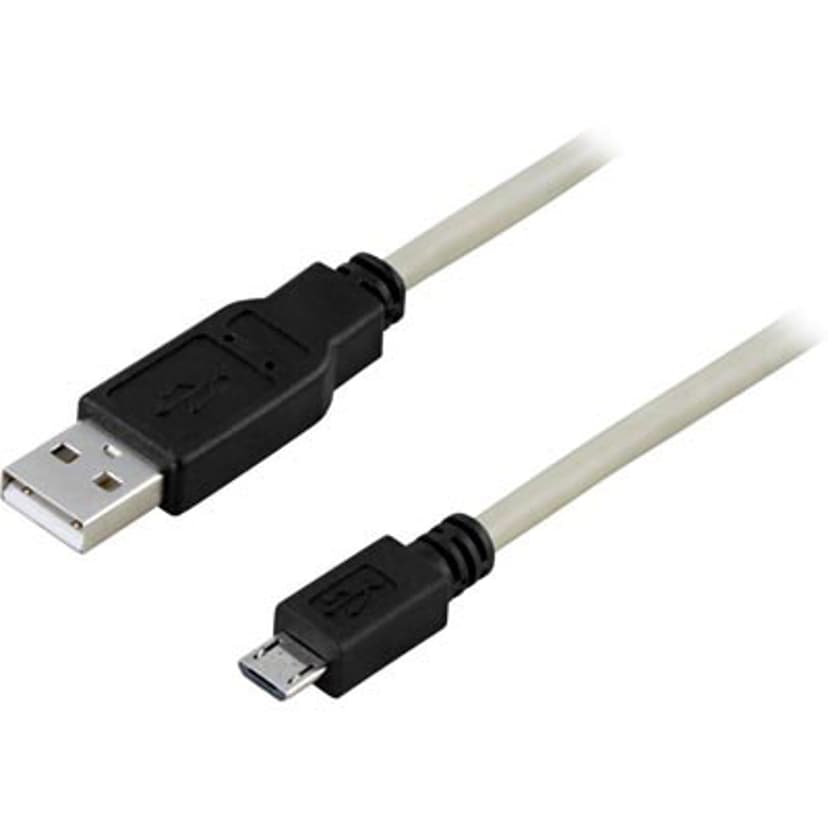 Deltaco USB-299 2500m 4 nastan USB- A Uros 5 pin Micro-USB Type B Uros