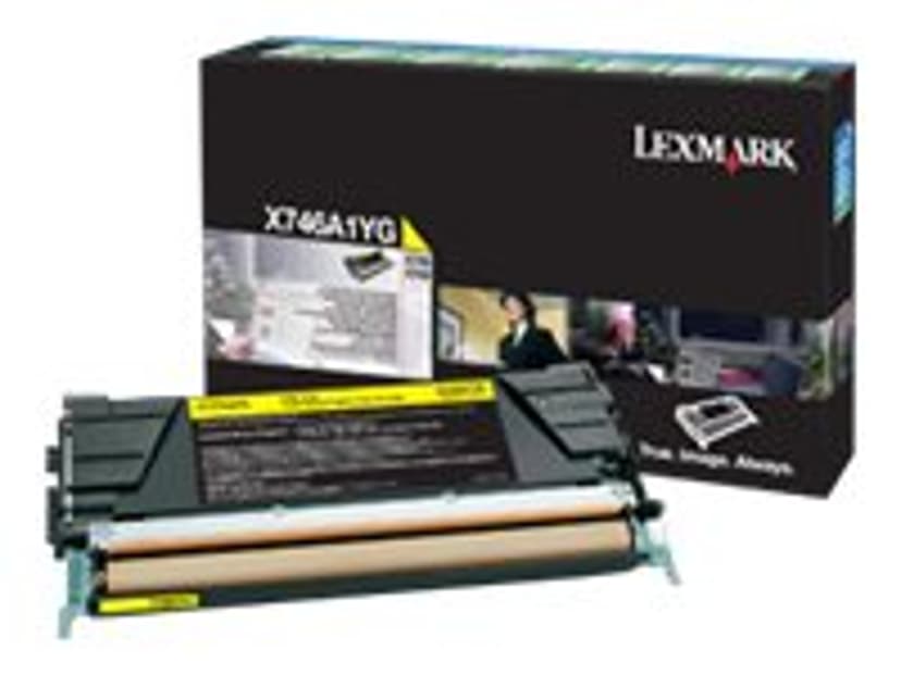 Lexmark Toner Gul 7k - X746/X748 Return