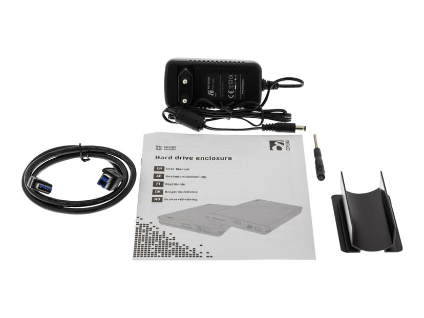 Deltaco MAP-GD34U3 3.5" USB 3.0 Svart