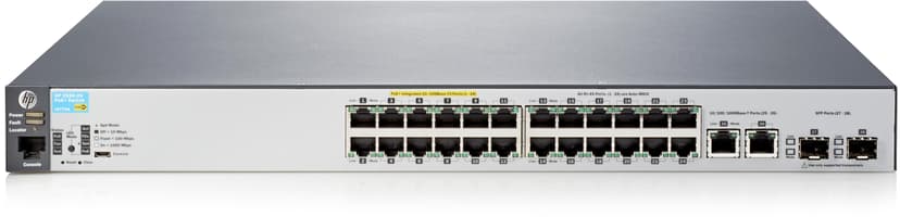 Aruba 2530 24x, SFP PoE+ 195W Web-mgd Switch