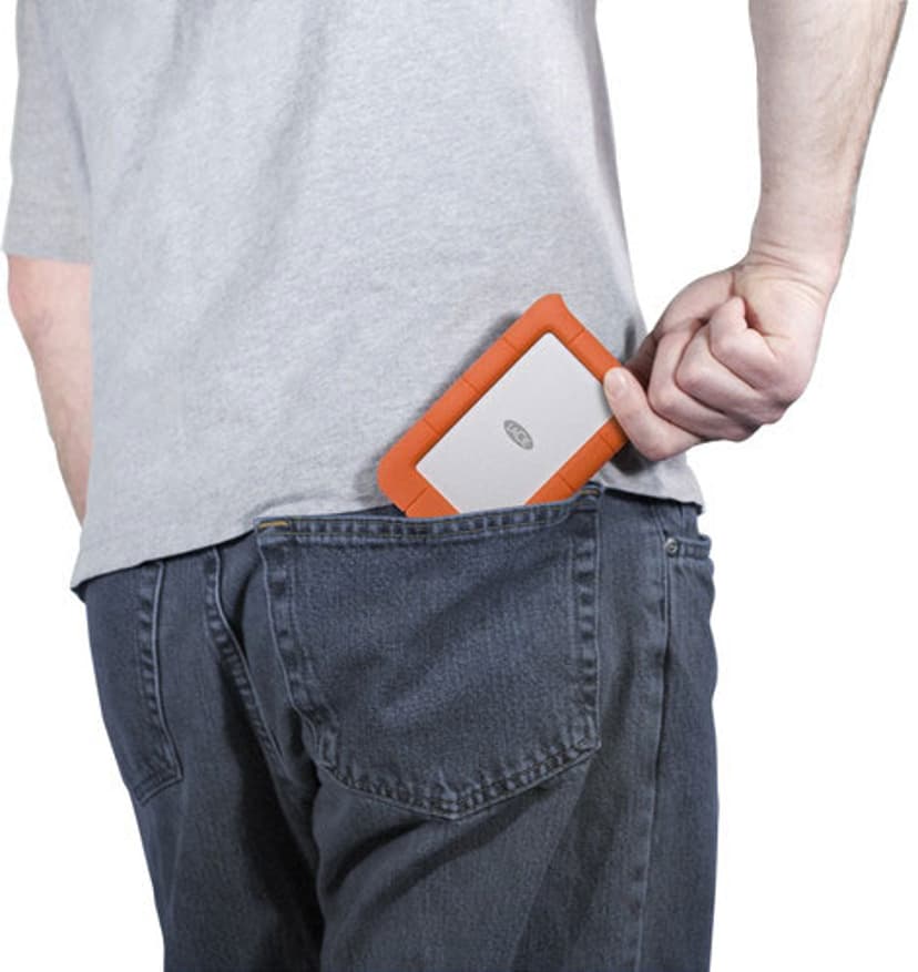 LaCie Rugged Mini 2TB Orange, Silver
