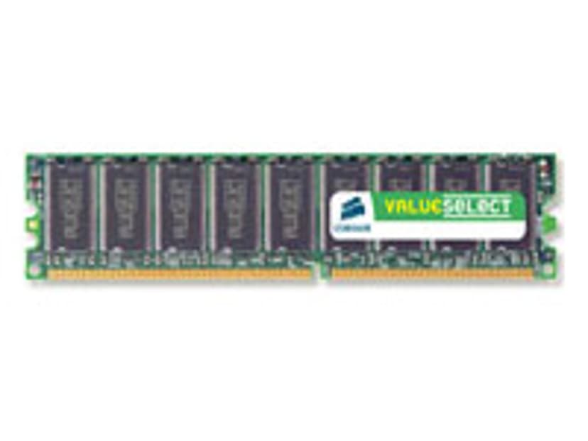 Corsair Value Select 511999.99999999994GB 400MHz CL2.5 DDR SDRAM 184-nastainen DIMM