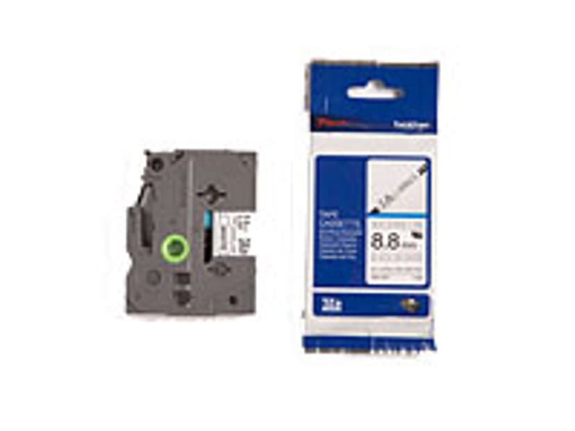 Brother Tape Krympslang 8.8mm HSe-221 Svart/Vit
